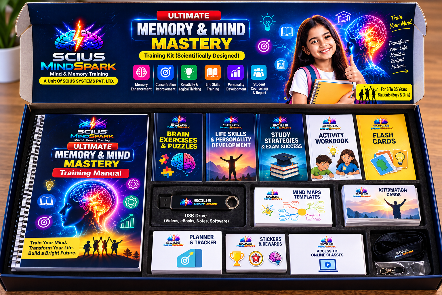 SCIUS Mind Spark ultimate training kit